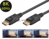 Goobay DisplayPort 1.4 kábel, 3m, 8K@60Hz / 4K@144Hz, 32,4 Gbit/s