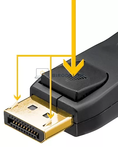 Goobay DisplayPort 1.4 kábel, 3m, 8K@60Hz / 4K@144Hz, 32,4 Gbit/s