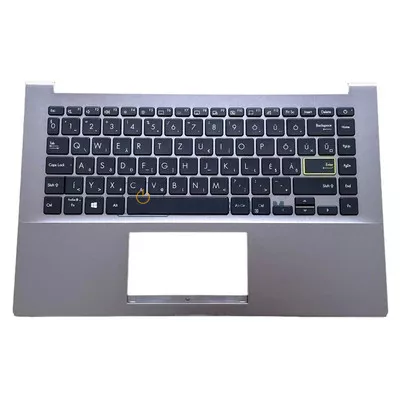 Asus Vivobook S14 X421JQ, S433JQ, S433EA, S433FA, S433FL, M433IA gyári billentyűzet (HU kiosztás, háttérvilágítással), szürke