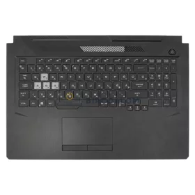 Asus TUF FA706QM, FA706QR gyári magyar RGB háttérvilágításos laptop billentyűzet (HU kiosztás), feke
