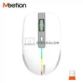 Meetion BTM002 vezeték nélküli egér, fehér