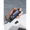 Külső M.2 NVMe/SATA SSD ház, USB-C 3.1, alumínium