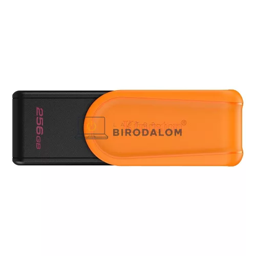 Kingston DataTraveler Exodia S 256GB USB 3.2 Gen 1 pendrive, fekete-narancs