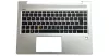 HP ProBook 440 G6, 445 G6, 440 G7, 445 G7 series gyári billentyűzet (HU kiosztás, háttérvilágítással), ezüst