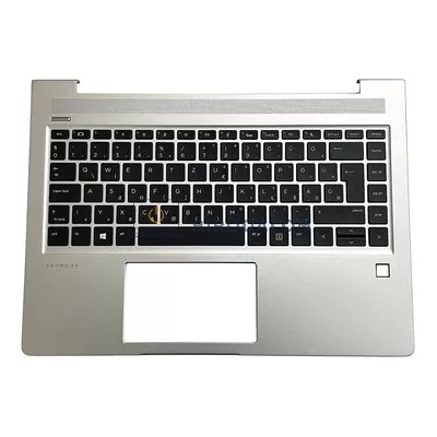 HP ProBook 440 G6, 445 G6, 440 G7, 445 G7 series gyári billentyűzet (HU kiosztás, háttérvilágítással), ezüst