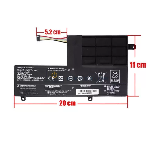 Lenovo Yoga 500, S41, Flex 3 7.4V 4050mAh OEM laptop akkumulátor (L14L2P21)