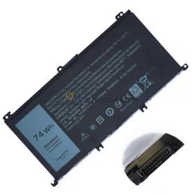   Dell Inspiron 15 5576, 5577, 7557, 7559, 7566, 7567 11.4V 74Wh 6-cellás OEM laptop akkumulátor