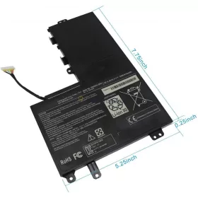   Toshiba Satellite U50t-A, M50-A, M40-A, U940, E45T, E55T OEM laptop akkumulátor, 11.4V 4160mAh (50Wh)
