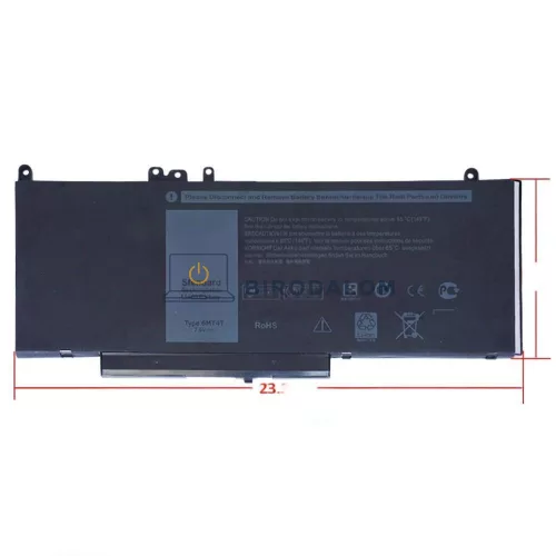 Dell Latitude 3150, 3160, E5250, E5270, E5470, E5570, Precision 3510 laptop akkumulátor OEM