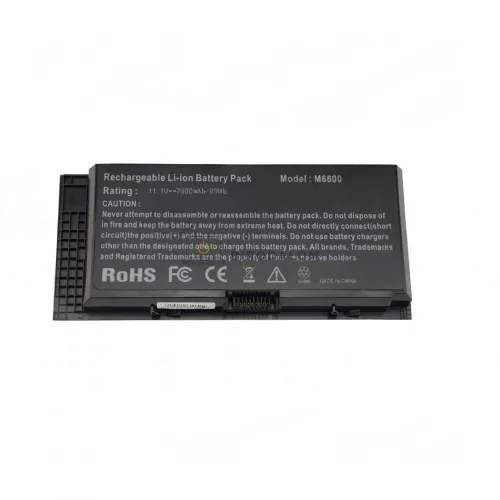 Dell Precision M4600, M4700, M4800, M6600, M6700, M6800 laptop akkumulátor, 11.1V 7800mAh (87Wh) OEM
