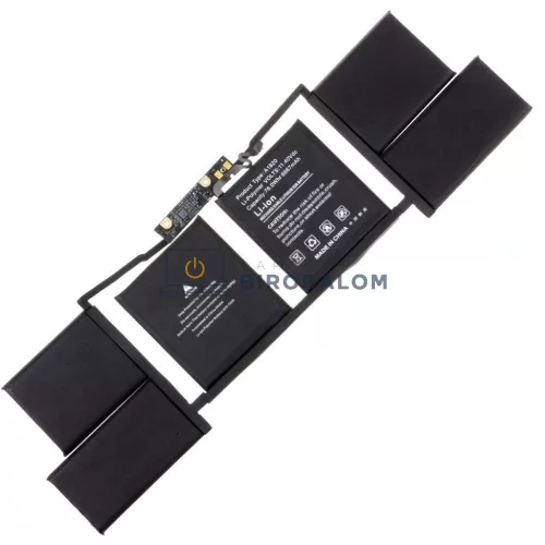Apple MacBook Pro 15" Touch A1707 (Late 2016, Mid 2017) OEM laptop akkumulátor 11.4V 6667mAh