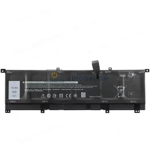 Dell XPS 15 9575, XPS 15 9575 2-in-1, Precision 5530 2-in-1 OEM laptop akkumulátor 11.4V 6500mAh (75
