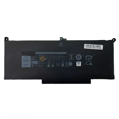 Dell Latitude 7280, 7290, 7380, 7390, 7480, 7490, E7280, E7390, E7480 7.6V 7500mAh (60Wh) OEM laptop