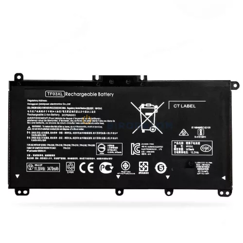 HP Pavilion 14-BF, 14-BK, 15-CC, 15-CD, 17-AR OEM laptop akkumulátor, 11.55V 3615mAh