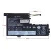 Lenovo Yoga 520-14IKB, Flex 5-1470, IdeaPad 320S-15IKB, 520S-14IKB OEM laptop akkumulátor, 11.4V 451