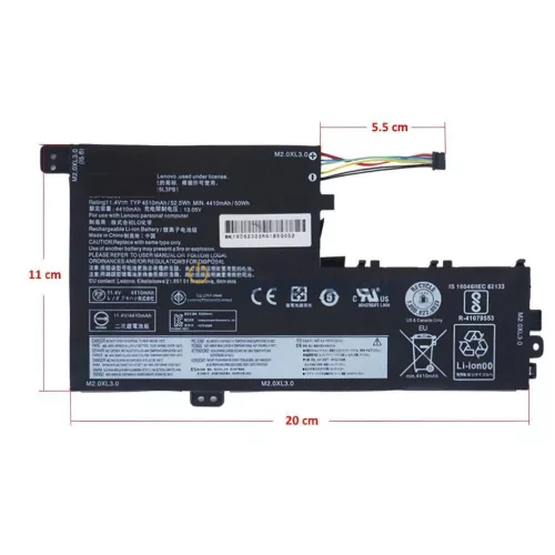 Lenovo Yoga 520-14IKB, Flex 5-1470, IdeaPad 320S-15IKB, 520S-14IKB OEM laptop akkumulátor, 11.4V 451
