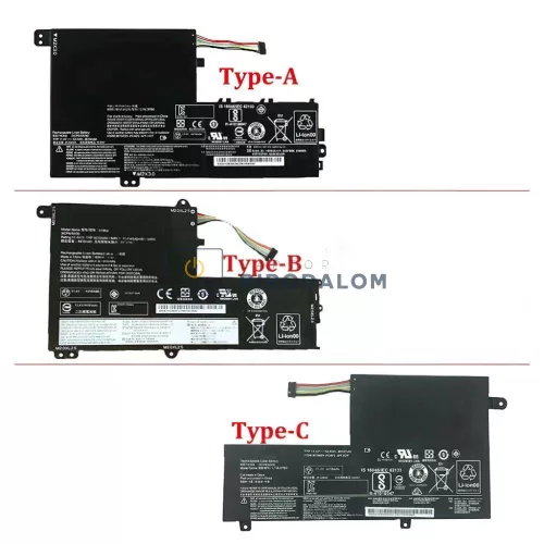 Lenovo Yoga 520-14IKB, Flex 5-1470, IdeaPad 320S-15IKB, 520S-14IKB OEM laptop akkumulátor, 11.4V 451