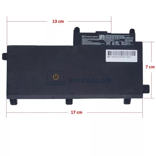 HP ProBook 640 G2/G3, 645 G2/G3, 650 G2/G3, 655 G2/G3 11.4V 3400mAh OEM laptop akkumulátor