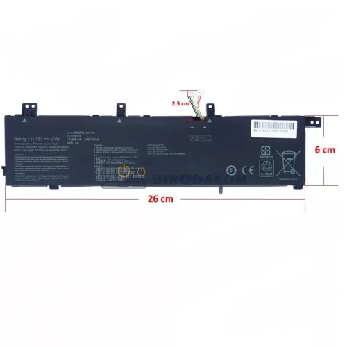 Asus VivoBook S14 S432, S432FA, S432FL, S15 S532, S532FA, S532FL, X432FA, X532FA gyári laptop akkumu