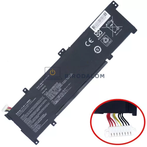 Asus VivoBook A501, A501L, A501LB, A501LX, K501 OEM laptop akkumulátor 11.4V 4240mAh (48Wh)