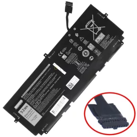   Dell XPS 13 9300, 9310, 9380 OEM laptop akkumulátor, 7.6V 6500mAh (52Wh)