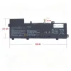 Asus ZenBook BX501UX, UX510UQ, UX510UW, UX510UX, U5000U OEM laptop akkumulátor, 11.4V 4240mAh (48Wh)