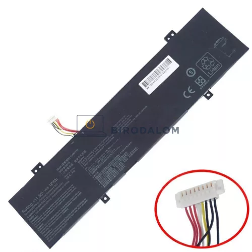 Asus VivoBook Flip 14 TP412UA, TP412FA OEM laptop akkumulátor, 11.55V 3640mAh (42Wh)