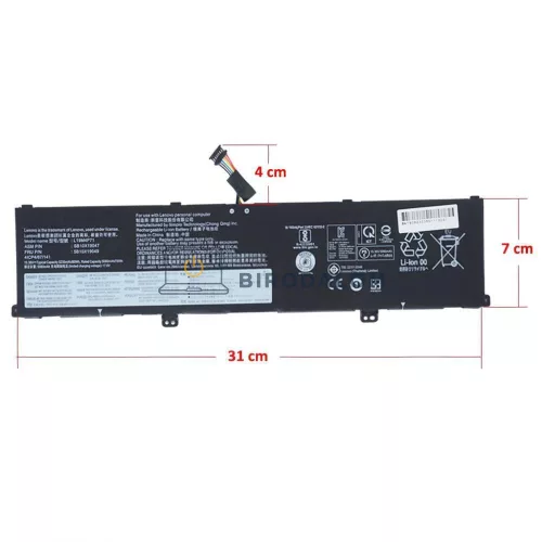 Lenovo ThinkPad P1 Gen 3, X1 Extreme Gen 3 15.36V 5235mAh (80Wh) OEM laptop akkumulátor