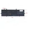 Asus ZenBook Flip 13 UX362, UX362F, UX362FA, Q326FA OEM laptop akkumulátor, 11.55V 4335mAh (50Wh)