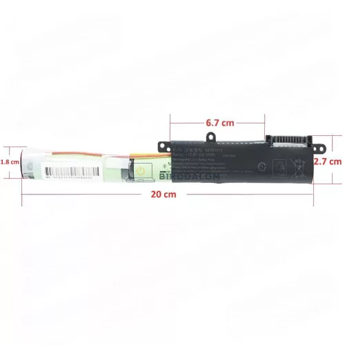 Asus VivoBook 15 X507MA, VivoBook 15 X507LA, VivoBook 15 X507UA, VivoBook 15 X507UB, VivoBook 15 R507UA 10.8V 3350mAh (3