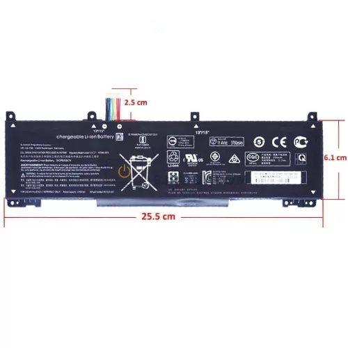 HP ProBook 430 G8, 440 G8, 450 G8/G9, 630 G8, 640 G8, 650 G8 OEM laptop akkumulátor, 11.4V 3790mAh (