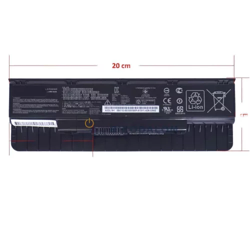 Asus GL551, N551, G551, G58JK, ROG G771JK, N771 laptop akkumulátor 10.8V 5200mAh