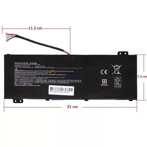Acer Aspire 7 A715-74, Nitro 5 AN515-54, AN515-43, AN515-55, AN517-51, AN517-52, Predator Helios 300