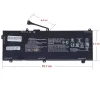 HP ZBook Studio G3, G4 (ZO04, ZO04XL, ZO06, ZO06XL) OEM laptop akkumulátor 15.2V 4210mAh (64Wh)