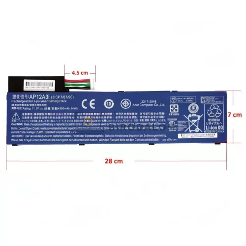 Acer Aspire M3, M5-581TG, M5-581T, M5-481TG, M5-481T, Timeline Ultra M3-581TG OEM laptop akkumulátor