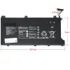 Huawei MateBook D 15 BoD-WDH9 / Boh-WAQ9R OEM laptop akkumulátor, 11.46V 3665mAh