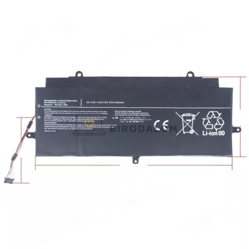 Toshiba Satellite Pro, Kirabook 13 OEM laptop akkumulátor, 14.8V 3380mAh (52Wh)