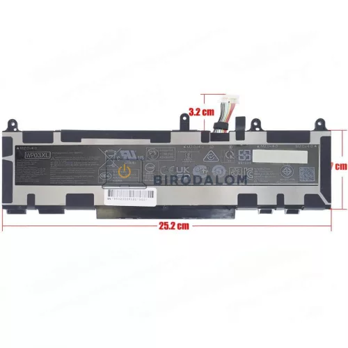 HP EliteBook x360 1040 G9, 830 G9, 830 G10, EliteBook 840 G9, 840 G10 gyári laptop akkumulátor 11.58