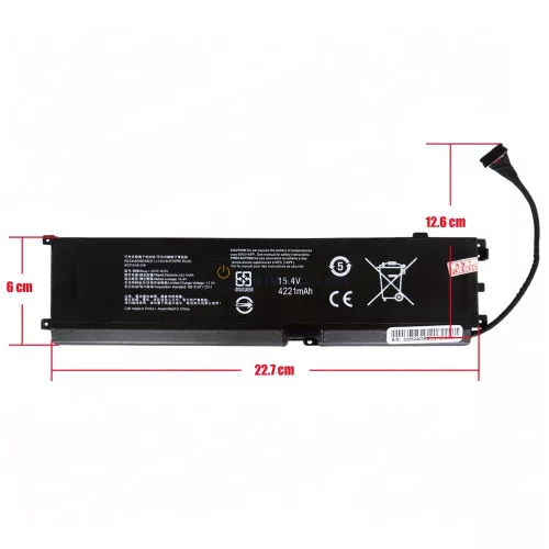 Razer Blade 15 Base (2020, 2021) RZ09-0328 OEM laptop akkumulátor 15.4V 4221mAh (65Wh)
