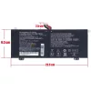 Toshiba Dynabook Satellite Pro C50-H, C40-G / Medion Akoya E15403 OEM laptop akkumulátor, 7.6V 6000m