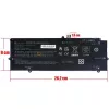 HP Pro Tablet x2 612 G2, Pro x2 612 G2 OEM laptop akkumulátor, 7.7V 5400mAh (41.58Wh), 9 pin