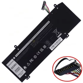   Dell G5 15 5590, G7 7590, G7 7790, Alienware M15, M17 R1 OEM laptop akkumulátor, 15.2V 3750mAh (60Wh)