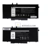 Dell Latitude 5501, 5510, 5511, 5410, 5411, Precision 3541 OEM laptop akkumulátor, 15.2V 4250mAh (68