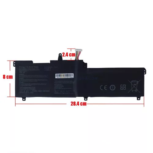 Asus ROG Strix GL702, ROG Strix GL702VT, ROG Strix GL702VMK, ROG Strix GL702ZC, ROG Strix GL702VSK 15.2V 5000mAh (76Wh) 