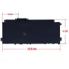 HP Pavilion x360 13-BB, 14-DV, 14M-DW, 14-DK, 14-EC, 15-EH OEM laptop akkumulátor, 11.55V 3560mAh (4