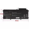Asus ZenBook U3000C, UX330CA, UX330C, UX330UA OEM laptop akkumulátor – 11.55V 4680mAh (54Wh)