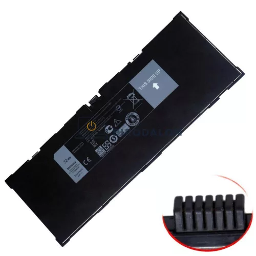 Dell Venue 11 Pro 5130, 7130, 7139, 7140 OEM tablet akkumulátor, 7.4V 4220mAh (32Wh)