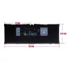Dell Venue 11 Pro 5130, 7130, 7139, 7140 OEM tablet akkumulátor, 7.4V 4220mAh (32Wh)