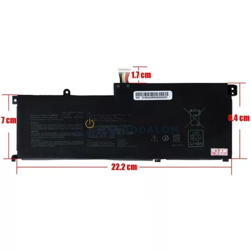 Asus ZenBook Pro 15 UX535, UX535L, UX535LH, UX535LI, BX535LH, UM535QA, UM535QE gyári laptop akkumulá