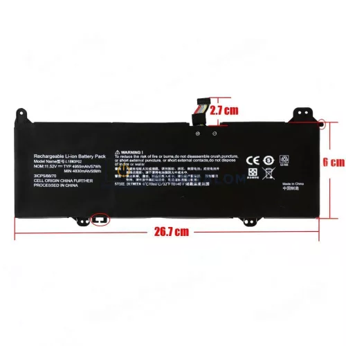 Lenovo Chromebook 14E 81MH, 14W OEM laptop akkumulátor, 11.52V 4955mAh (57Wh)